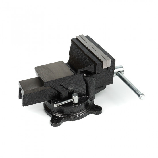 Лещата слесарные Polax настольные поворотные 125 мм (25-100)