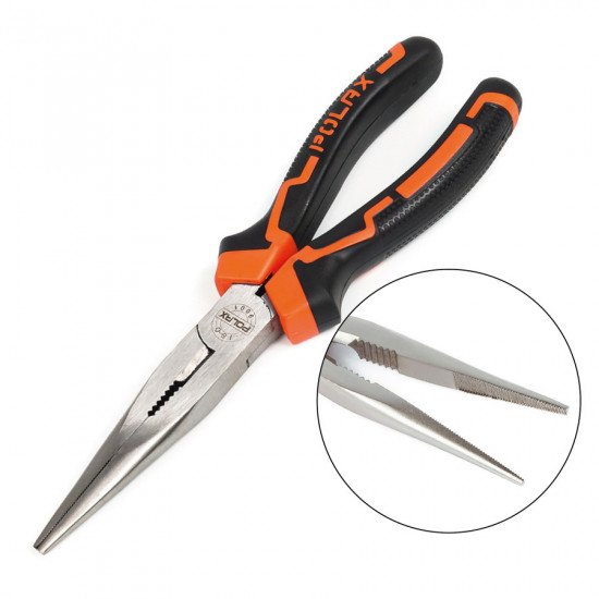 Довгогубці Polax 180 мм Cr-V (35-018)