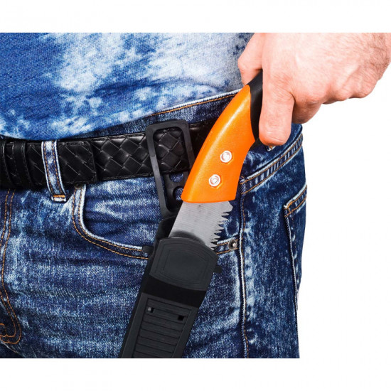 Ножівка садова пластикова ручка і захисний чохол Polax 300 мм (70-015)