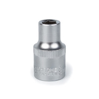 Головка торцева Polax автомобільна шестигранна 9 мм, 1/2", CrV (25-083) Головка торцева Polax автомобільна шестигранна 9 мм, 1/2", CrV (25-083)