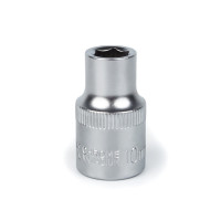 Головка торцева автомобільна шестигранна 10 мм, 1/2",Polax (25-084) Головка торцева автомобільна шестигранна 10 мм, 1/2",Polax (25-084)