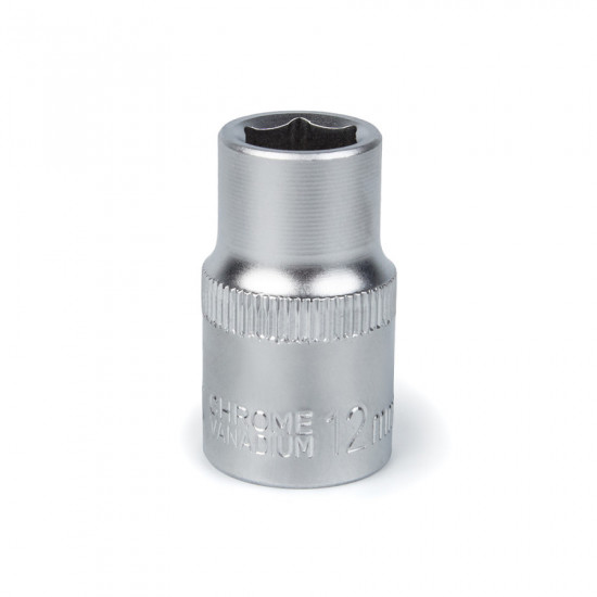 Головка торцева автомобільна шестигранна 12 мм, 1/2",Polax (25-085)