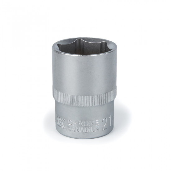 Головка торцева автомобільна шестигранна 21 мм, 1/2", Polax (25-093)