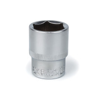 Головка торцева автомобільна шестигранна 22 мм, 1/2", Polax (25-094) Головка торцева автомобільна шестигранна 22 мм, 1/2", Polax (25-094)