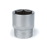 Головка торцева автомобільна шестигранна 27 мм, 1/2", Polax (25-096) Головка торцева автомобільна шестигранна 27 мм, 1/2", Polax (25-096)