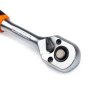 Рукоятка тріскачка з храповим механізмом на 72 зуби 1/2" Polax,  (25-076)