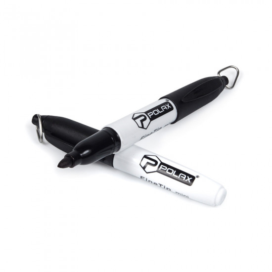 Міні-маркер Polax перманентний будівельний: колір black 80 шт (49-004)
