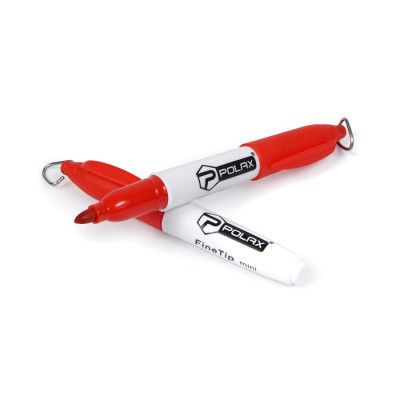 Міні-маркер Polax перманентний будівельний: колір red (49-003к)