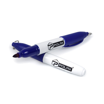 Міні-маркер Polax перманентний будівельний: колір blue (49-003с)