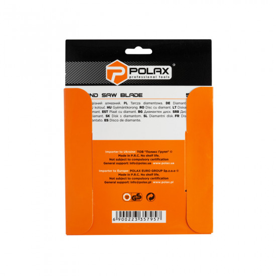 Диск алмазний універсальний Polax 180х5х2.4x22.23,25% (54-132)