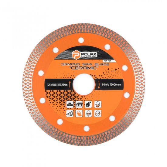Диск отрезной алмазный Ceramic Polax 125x1.4x22.23 (54-114)