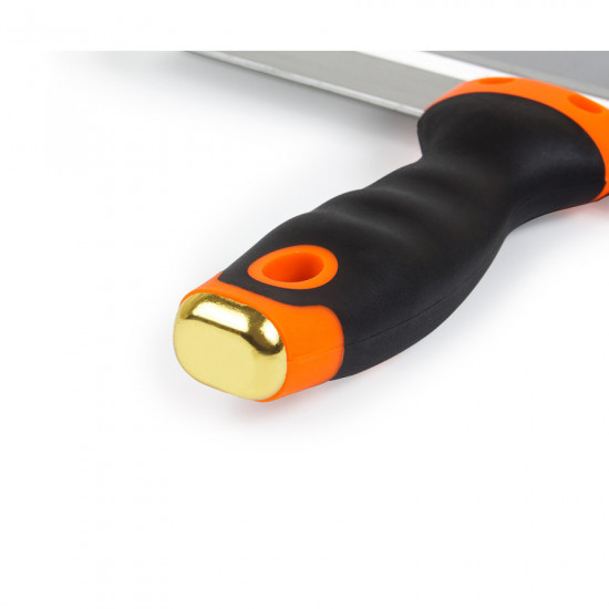 Шпатель із нержавіючим покриттям Polax 150 х 80 мм, двокомпонентна ручка PROFI (111-072)