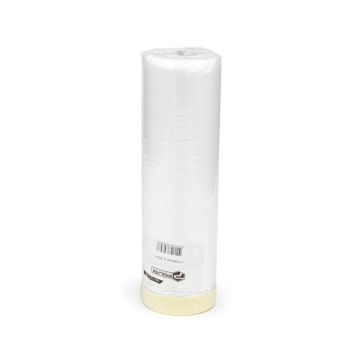 Плівка захисна Polax з малярною стрічкою для ремонту 1400 мм х 20 м (101-056)