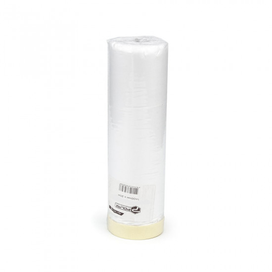 Плівка захисна Polax з малярною стрічкою для ремонту 1400 мм х 20 м (101-056)