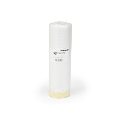 Плівка захисна Polax з малярною стрічкою для ремонту 550 мм х 20 м (101-055)