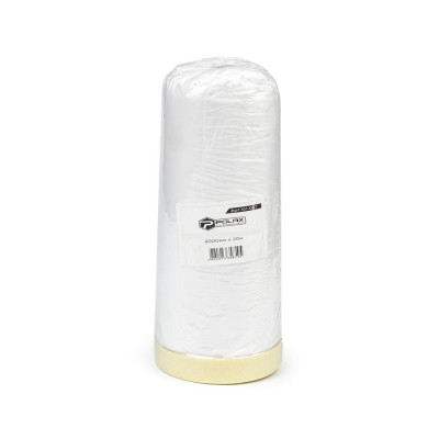 Плівка захисна Polax з малярною стрічкою для ремонту 2000 мм х 20 м (101-057)