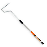 Ручка телескопическая 8х180 мм, 0,45 м - 0,9 м, алюминиевая Polax профессиональная (07-012)