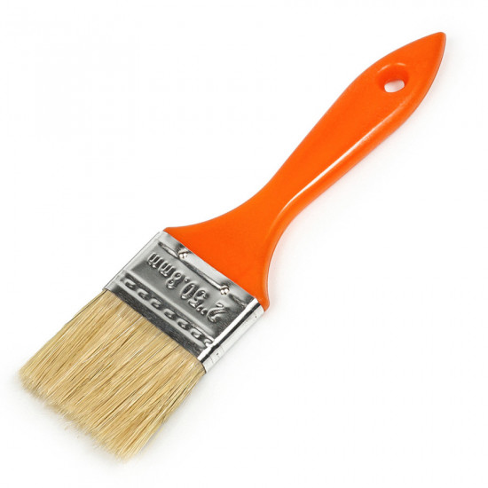 Пензель флейцевий Polax 2", змішаний ворс, пластикова ручка, тип "Еко" (05-004)