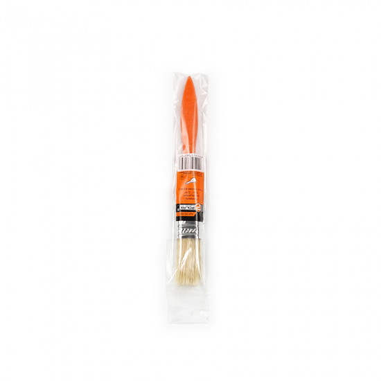 Пензель флейцевий Polax 3/4", змішаний ворс, пластикова ручка, тип "Еко" (05-001)