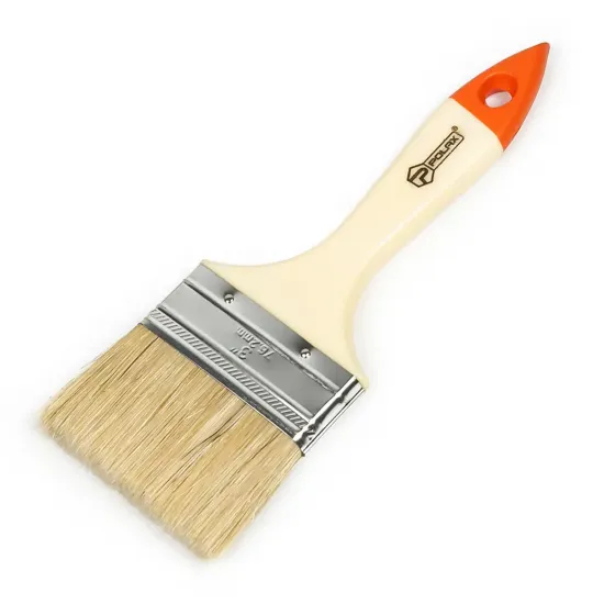 Пензель флейцевий Polax 3″ тип "Стандарт" змішаний ворс пластикова ручка (04-006)