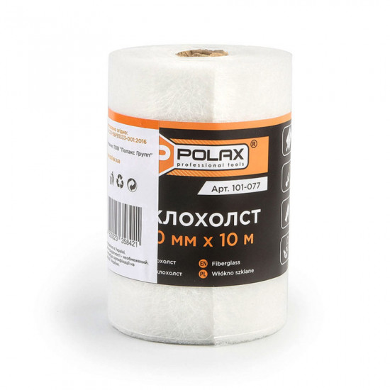 Склохолст Polax армированный 100 мм х 10м (101-077)