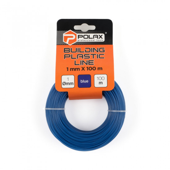 Лісочка будівельна Polax 1 мм X 100 м, синя (30-011)