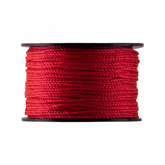 Шнур муляра Polax для будівельних робіт 1,5 мм х 100 м, червоний (30-008)