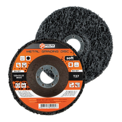 Коло зачисне неткане Polax м\'яке 125 х 22,23 мм (54-107)