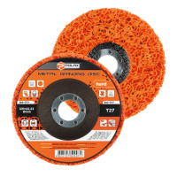 Зачисний круг нетканий Polax 125 х 22,23 мм жорсткий (54-177)