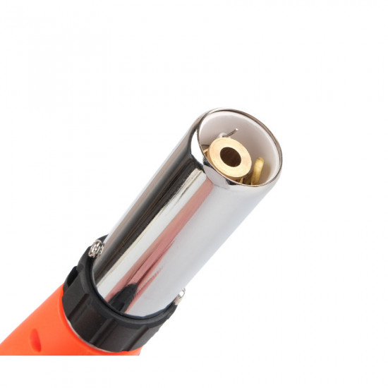 Газовий пальник з керамічним покриттям сопла, п\'єзопідпалом та регулювання полум\'я Polax 1,45 kW, 1300 °C, 360° (32-037) Газовий пальник з керамічним покриттям сопла, п\'єзопідпалом та регулювання полум\'я Polax 1,45 kW, 1300 °C, 360° (32-037)