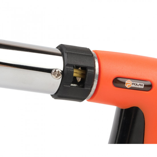 Газовий пальник з керамічним покриттям сопла, п\'єзопідпалом та регулювання полум\'я Polax 1,45 kW, 1300 °C, 360° (32-037) Газовий пальник з керамічним покриттям сопла, п\'єзопідпалом та регулювання полум\'я Polax 1,45 kW, 1300 °C, 360° (32-037)