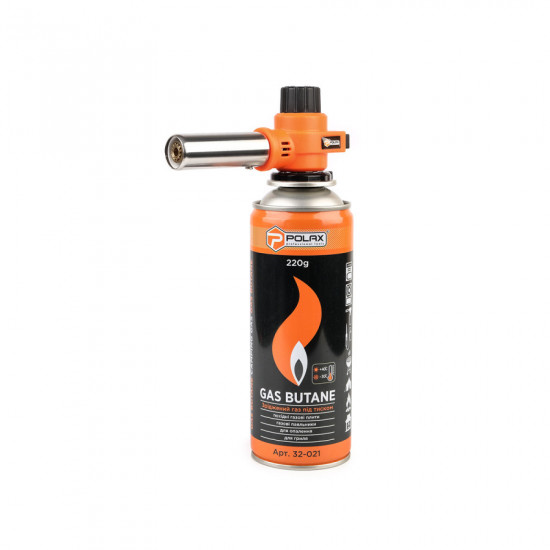 Газовий пальник з п\'єзопідпалом, керамічним соплом та кутом нахилу 360° Polax 1,3 kW, 1300 °C (32-033) Газовий пальник з п\'єзопідпалом, керамічним соплом та кутом нахилу 360° Polax 1,3 kW, 1300 °C (32-033)