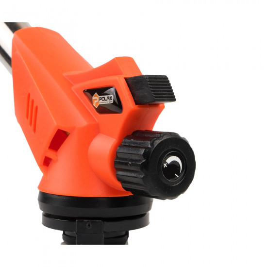 Газовий пальник з металевим соплом, п\'єзопідпалом та кутом нахилу 360° Polax 1,1 kW, 1300 °C (32-031)