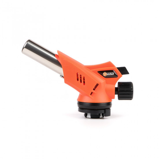 Газовий пальник з металевим соплом, п\'єзопідпалом та кутом нахилу 360° Polax 1,1 kW, 1300 °C (32-031)