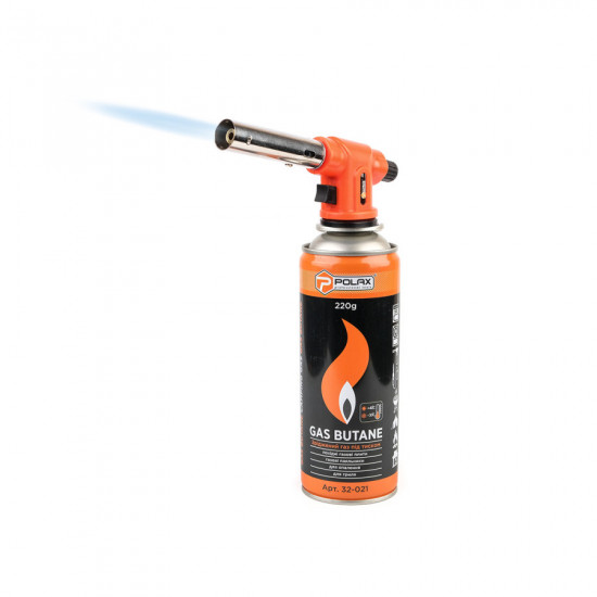 Газовий пальник з металевим соплом та п\'єзопідпалом Polax 1,1 kW, 1300 °C (32-028) Газовий пальник з металевим соплом та п\'єзопідпалом Polax 1,1 kW, 1300 °C (32-028)