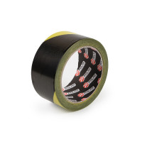 Стрічка сигнальна Polax огороджувальна чорно-жовта  50 мм х 100 м (101-142)