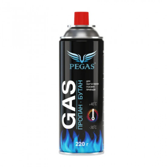 Газ до пальників 220g/400ml Pegas (1/28) (30001)
