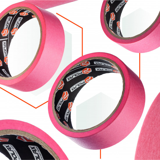 Малярная клейкая лента Polax из рисовой бумаги Delicate 38 мм х 20 м (101-098)
