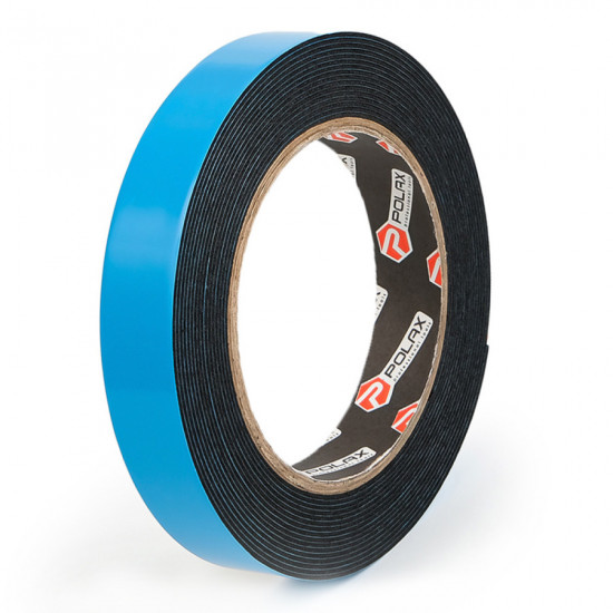 Скотч двосторонній Polax клейка стрічка Авто на спіненій основі 19 мм х 5 м (101-074)
