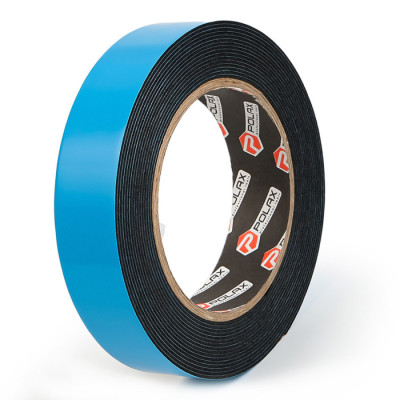 Скотч двосторонній Polax клейка стрічка Авто на спіненій основі 25 мм х 5 м (101-075)