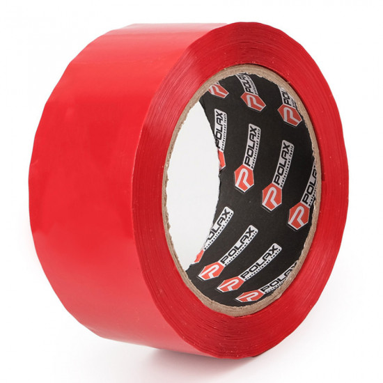 Клейка стрічка Polax скотч пакувальний, червоний 45мм х 100м (101-110)