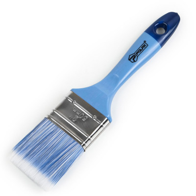 Кисть флейцевая Polax 2" тип "Acrylic" профессиональная, искусственный ворс, пластиковая ручка (03-009)