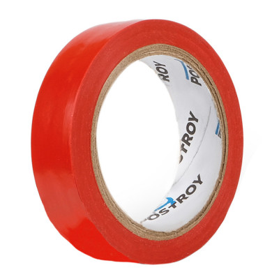 Ізоляційна стрічка ПВХ Postroy червона 25 м (IT-25154) Ізоляційна стрічка ПВХ Postroy червона 25 м (IT-25154)