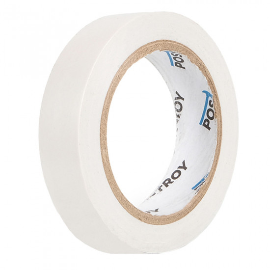 Ізоляційна стрічка ПВХ Postroy біла 25 м (IT-25153)
