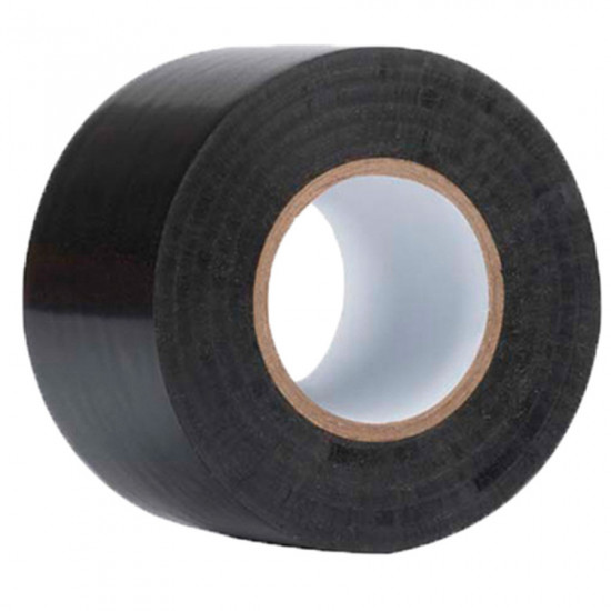 Ізоляційна клейка стрічка Polax ПВХ чорна 50 мм х 20 м (101-160)
