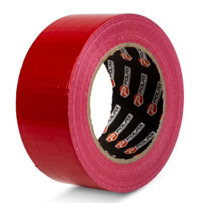 Скотч армированный Polax клеящая лента красная 50 мм х 50 м (101-173)