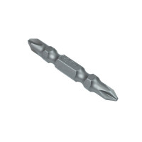 Біта двостороння Polax сталева 50 мм PH1-PH2 1/4", 10 шт (51-083)