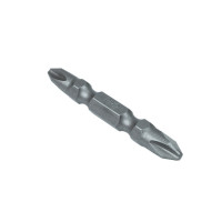Бита двусторонняя Polax стальная 50 мм PH2-PH2 1/4", 10 шт (51-084)