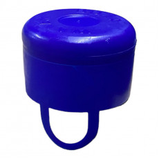 Кришка для бутелів 18,9 л, ПЕТ з кільцем, синій (0003BLU)
