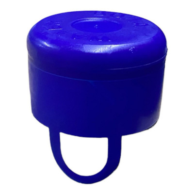 Кришка для бутелів 18,9 л, ПЕТ з кільцем, синій (0003BLU)